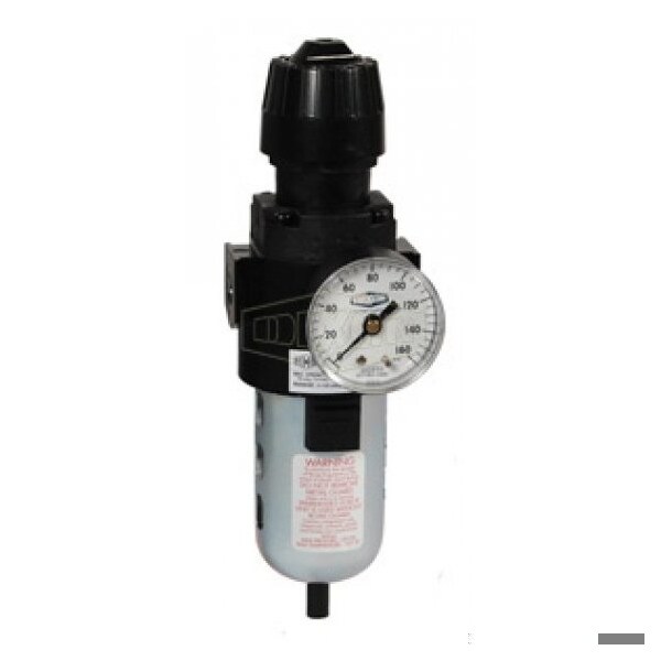 Dixon Wilkerson by Self-Relieving Standard Compact Filter/Regulator with GC230 Gauge and Bowl Guard, Polyc CB6-03AG - main